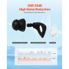 Ear Plugs for Sleeping Noise Cancelling, NRR 25 dB Reusable High Noise Reduction Earplugs, Flexible Silicone Soft Earplug with 12 Ear Tips in M / L
