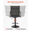 Hunting Chair, 360° Silent Swivel, Lightweight Blind Chair, Heavy-Duty Steel Frame Ground Stool Seat, with Padded Armrests, Height Adjustable