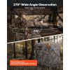 Hunting Blind, 270° See Through Ground Blind, 1-2 Person Pop Up Deer Blind for Hunting with Carrying Bag, Portable Resilient Hunting Tent
