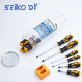 10-Piece Screwdriver Set, 3-6inch Screwdrivers, Household Tools, Hand Tools (Option: YW039)
