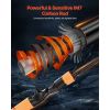 Rod and Fishing Reel Combo, IM7 Carbon Fiber Baitcasting Rod and Reel Combo, Bass Fishing Pole with 6+1 BB System, 7.0:1 Gear Ratio, Cork Handle